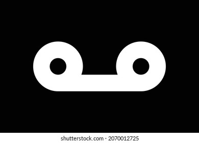 casette Vector illustration on a transparent background. Premium quality symbols. Glyphs  vector icon for concept and graphic design.