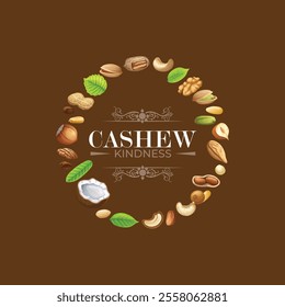 Casew nut vector logo file