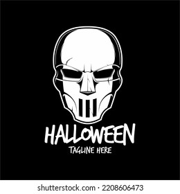 Casey Jones Mask Logo Design Vector