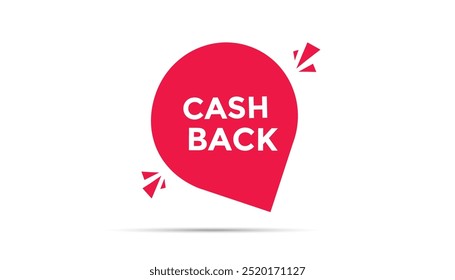 Web-Banner-Vorlagen mit Bargeld-Zurück-Taste. Vektorgrafik 
