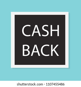 cash back concept- vector illustration