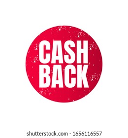 Cash back design vector. Design for digital banner or print.
