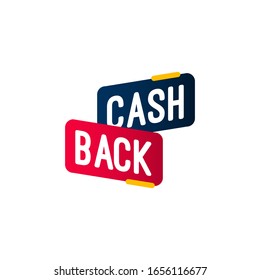 Cash back design vector. Design for digital banner or print.