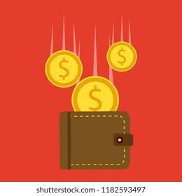 Cash back icon isolated on background. Money refund label, concept. Vector