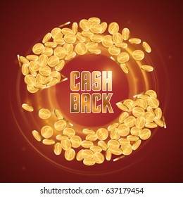 Cash back illustration