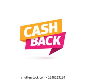 Cash back isolated vector icon. Online shopping partner program. Money economy service.