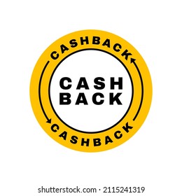 Cash Back Logo Design. Financial Services, Cash Back Concept, Money Refund, Investment, Currency Exchange. Vector Illustration.