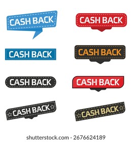 Guía de Recompensas de Cash Back y diseño de Vectores