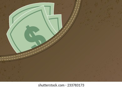 cash in bag
