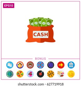 Cash Bag Icon