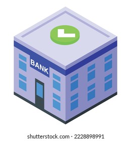 Cash bank icon isometric vector. Passive money. Work computer