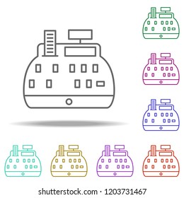 cash box outline icon. Elements of Banking & Finance in multi color style icons. Simple icon for websites, web design, mobile app, info graphics