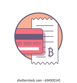 Cash Card Check Vector Icon