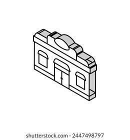 cash and carry isometric icon vector. cash and carry sign. isolated symbol illustration