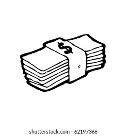 caricatura de efectivo