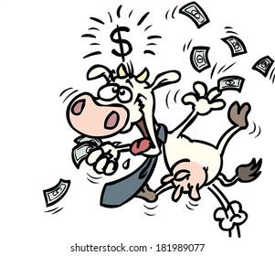Milking the cash cow clipart Milking the cash cow clipart