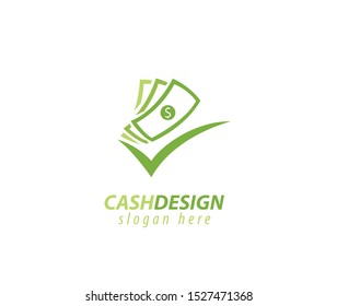 Cash design logo sign illustration