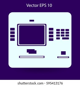 cash dispenser flat icon vector illustration