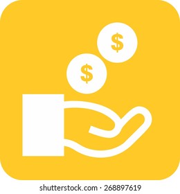 Cash, dollar, cents, funding icon vector image. Can also be used for eCommerce, shopping, business. Suitable for web apps, mobile apps and print media.