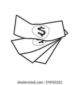 cash dollars money vector