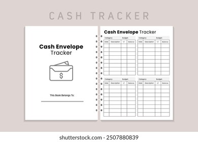 Cash Envelope Tracker KDP Interior