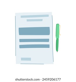 cash financial statement cartoon. assets liabilities, profit loss, revenue expenses cash financial statement sign. isolated symbol vector illustration