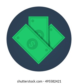 Cash flat vector design that describe concept such as money finance, investment, savings, payment, for your personal or commercial project