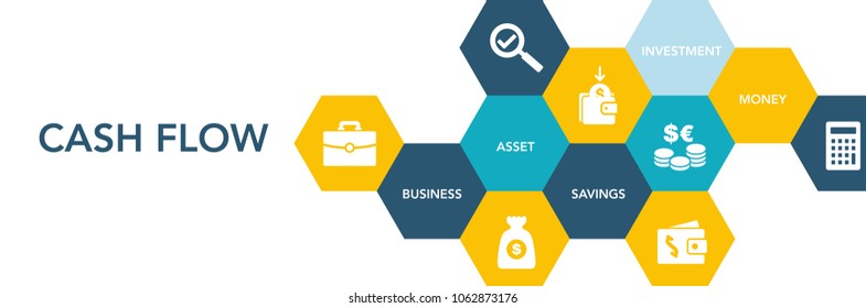 Cash Flow Icon Concept