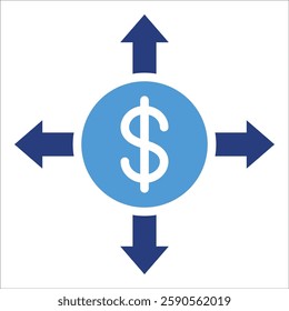 Cash Flow Icon Element For Design