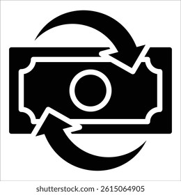 Cash Flow Icon Element For Design