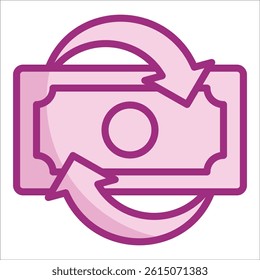 Cash Flow Icon Element For Design