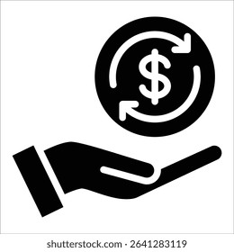 Cash Flow Icon Element For Design
