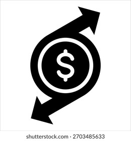 Cash Flow Icon Element For Design