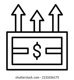 Cash Flow icon vector image. Can also be used for web apps, mobile apps and print media.