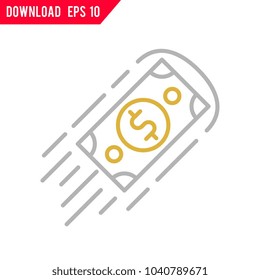 cash flow vector icon