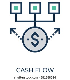 Cash Flow Vector Icon