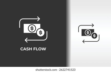Cash Flow Vector, Icon Or Logo Sign Isolated Symbol Illustration