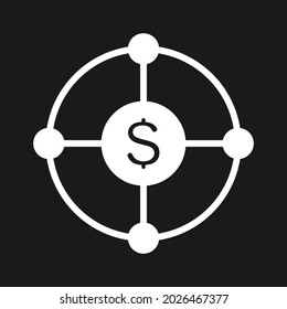 Cash flow,invest, network icon vector image. Can also be used for Finance and Money. Suitable for use on web apps, mobile apps and print media.