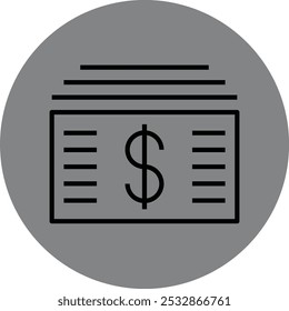 Cash icon design for personal commercial use