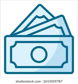 Cash Icon Element For Design