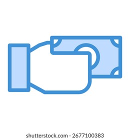 Elemento de icono de efectivo para diseño