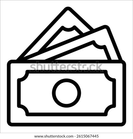 Cash Icon Element For Design