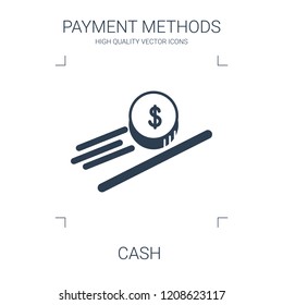 cash icon. high quality filled cash icon on white background. from payment methods collection flat trendy vector cash symbol. use for web and mobile