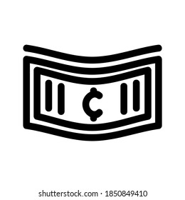 cash icon or logo isolated sign symbol vector illustration - high quality black style vector icons
