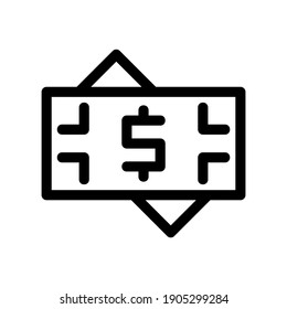 cash icon or logo isolated sign symbol vector illustration - high quality black style vector icons
