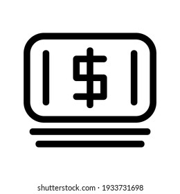 cash icon or logo isolated sign symbol vector illustration - high quality black style vector icons
