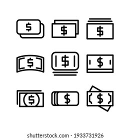 cash icon or logo isolated sign symbol vector illustration - Collection of high quality black style vector icons
