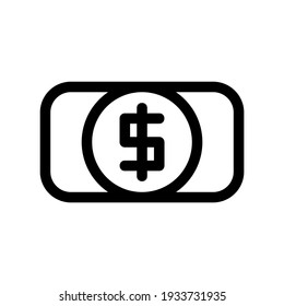 cash icon or logo isolated sign symbol vector illustration - high quality black style vector icons
