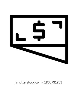 cash icon or logo isolated sign symbol vector illustration - high quality black style vector icons
