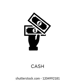 Cash icon. Cash symbol design from Payment collection. Simple element vector illustration on white background.